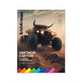 Цветной картон глянцевый на клею ErichKrause, Road Beast, А4, 10 листов, 10 цветов, игрушка-набор для детского творчества EK63626 - фото 626788