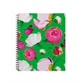 Тетрадь общая с пластиковой обложкой на спирали ErichKrause Peonies, А5+, 60 листов, клетка EK45966 - фото 627418