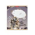 Тетрадь школьная ученическая ErichKrause Dreamy Owl, 12 листов, линейка EK52939 - фото 628961