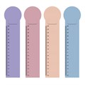 Набор из 4 закладок пластиковых ErichKrause Soft Manga, шкала 15см, ассорти (12 наборов в пакете) EK61223 - фото 637499
