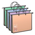 Папка на верхней молнии пластиковая ErichKrause Matt Pastel Bloom, с ручками, A4, ассорти (в пакете по 4 шт.) EK61201 - фото 644055