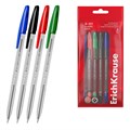 Набор из 8 ручек шариковых ErichKrause R-301 Stick Classic 1.0, цвет чернил: синий, черный, красный, зеленый (в пакете) EK60993 - фото 645742