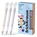 Ручка гелевая ErichKrause G-Vision Stick&Grip Yummy 0.5, цвет чернил синий (в коробке по 12 шт.) EK63691 - фото 646184