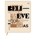 Дневник 1-11 кл. 48л. (твердый) BG "Believe your ideas", иск. кожа (балакрон), печать, ляссе R376640 - фото 652373